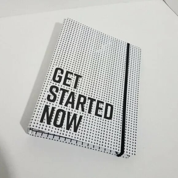 BUNDLE Binder Planner The Paper Studio Agenda 52 Pink / Polka Dot Positive Quote - Picture 8 of 16